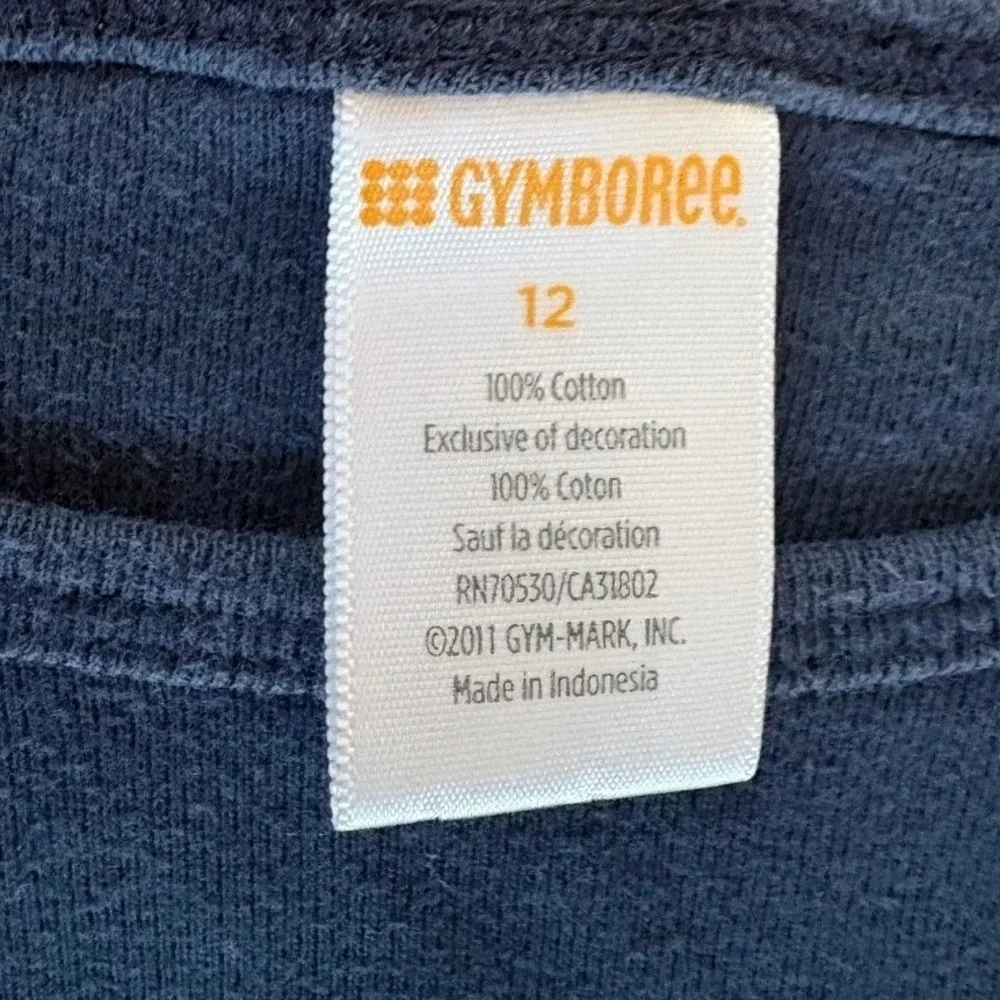 Gymboree Girls Surf Club Navy Tee and Rainbow Scalloped Skort Set Size 12